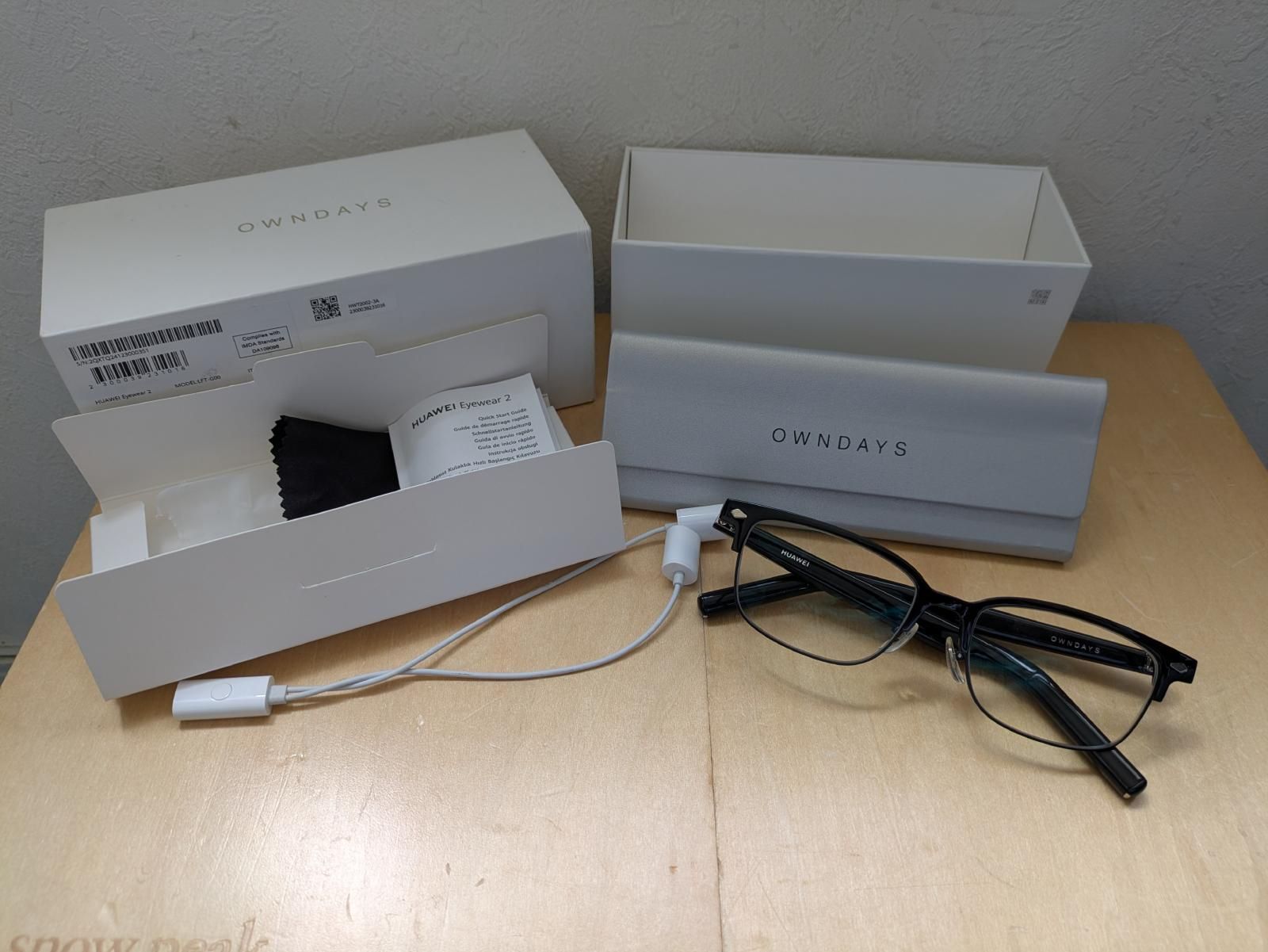 HUAWEI Eyewear2 OWNDAYS Bluetoothワイヤレススマートグラス