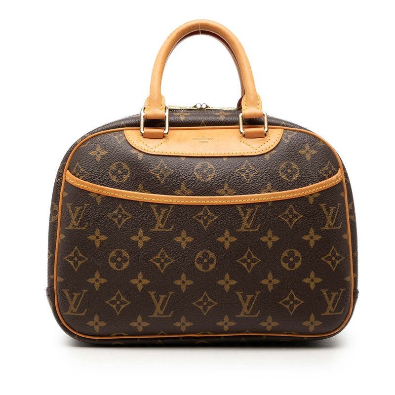 ルイ ヴィトン モノグラム トゥルーヴィル ハンドバッグ M42228 ブラウン PVC レザー レディース LOUIS VUITTON【228-70353】