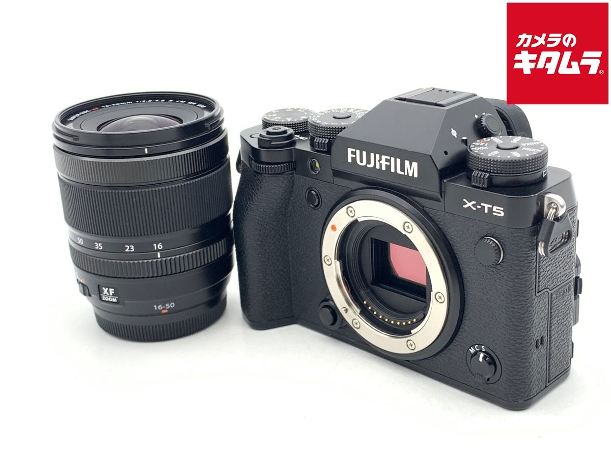 【中古】 【良品】 フジフイルム X-T5 JP XF16-50mmレンズキット ブラック 147,785円