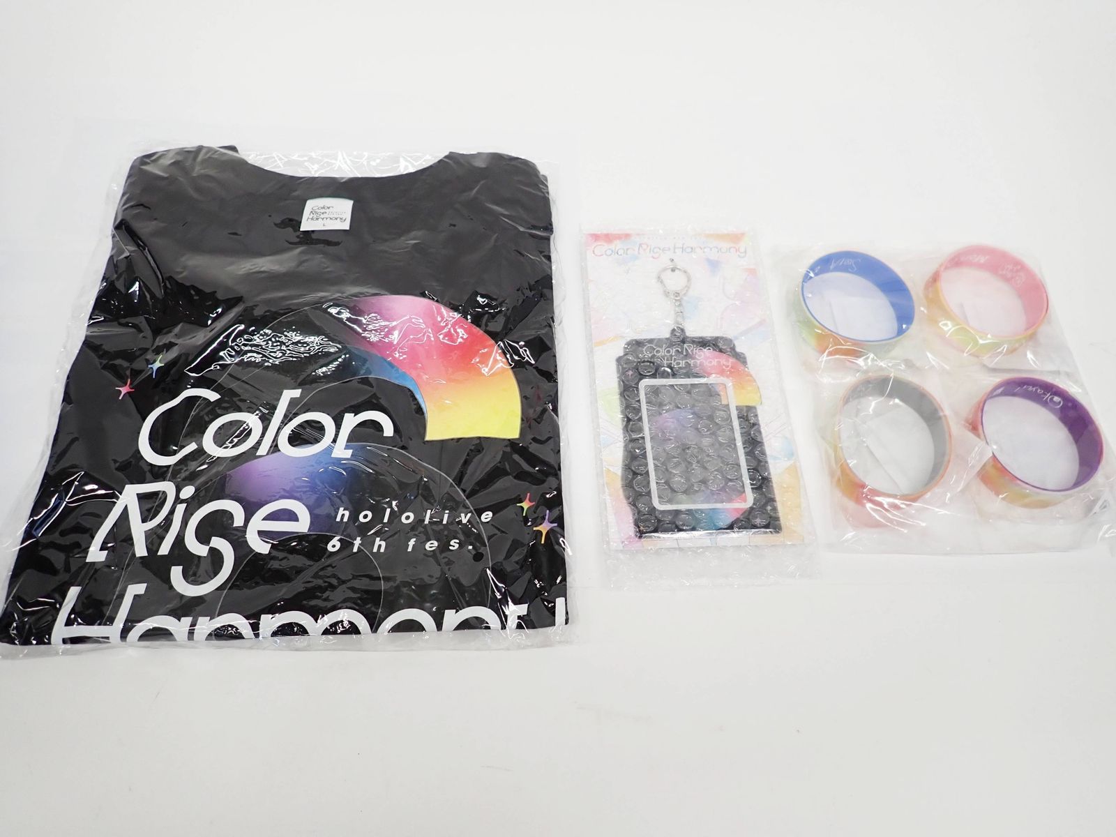 ホロライブ 6th fes. Color Rise Harmony Tシャツ サイズL 他グッズセット R2605-039