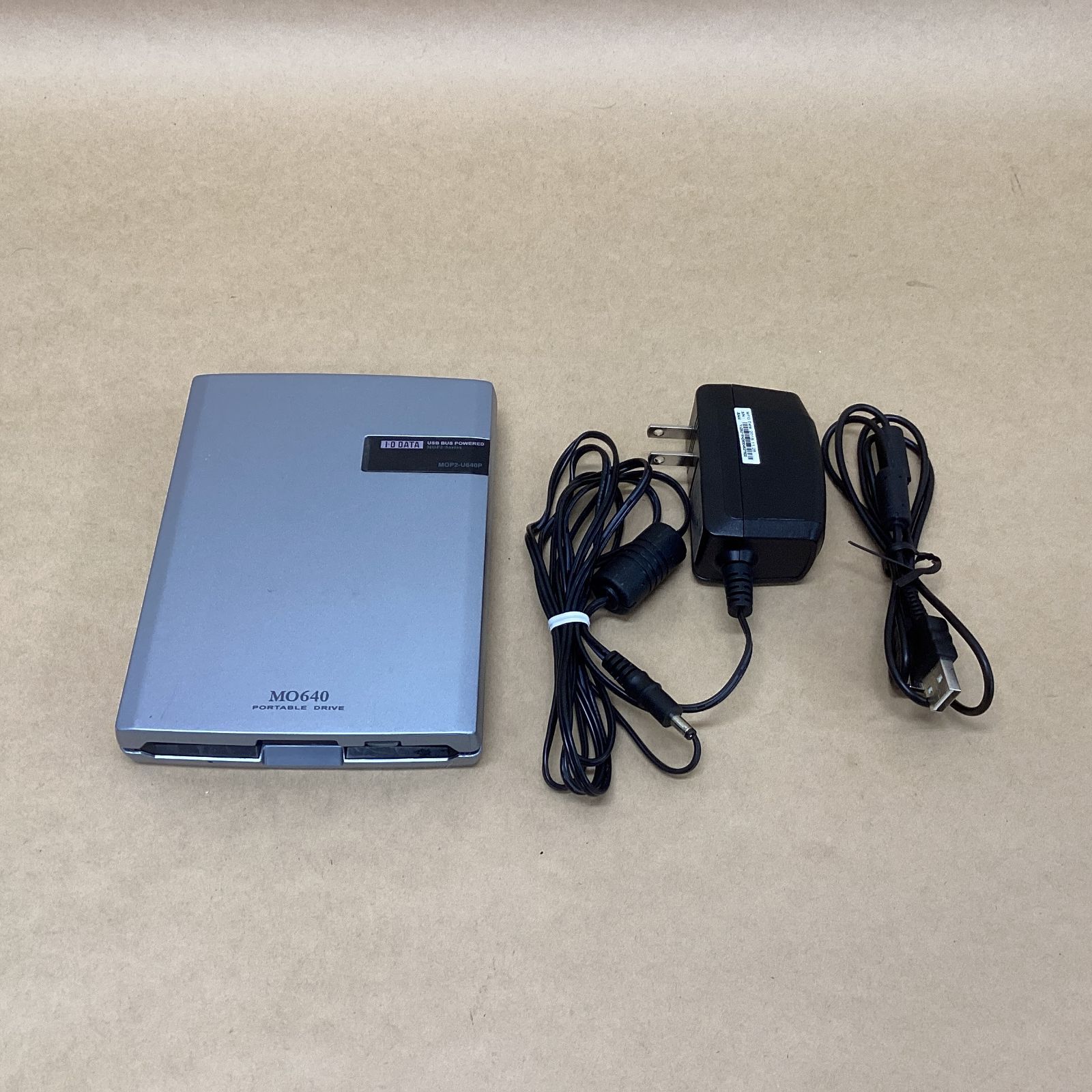 I-O DATA 外付MOドライブ MOP2-U640P 640MB USB2.0対応 バスパワー対応