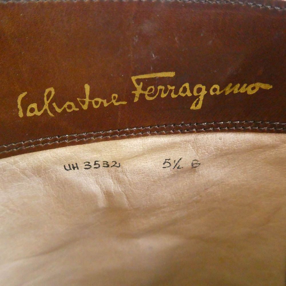 Salvatore Ferragamo サルヴァトーレフェラガモ ヒール ロングブーツ
