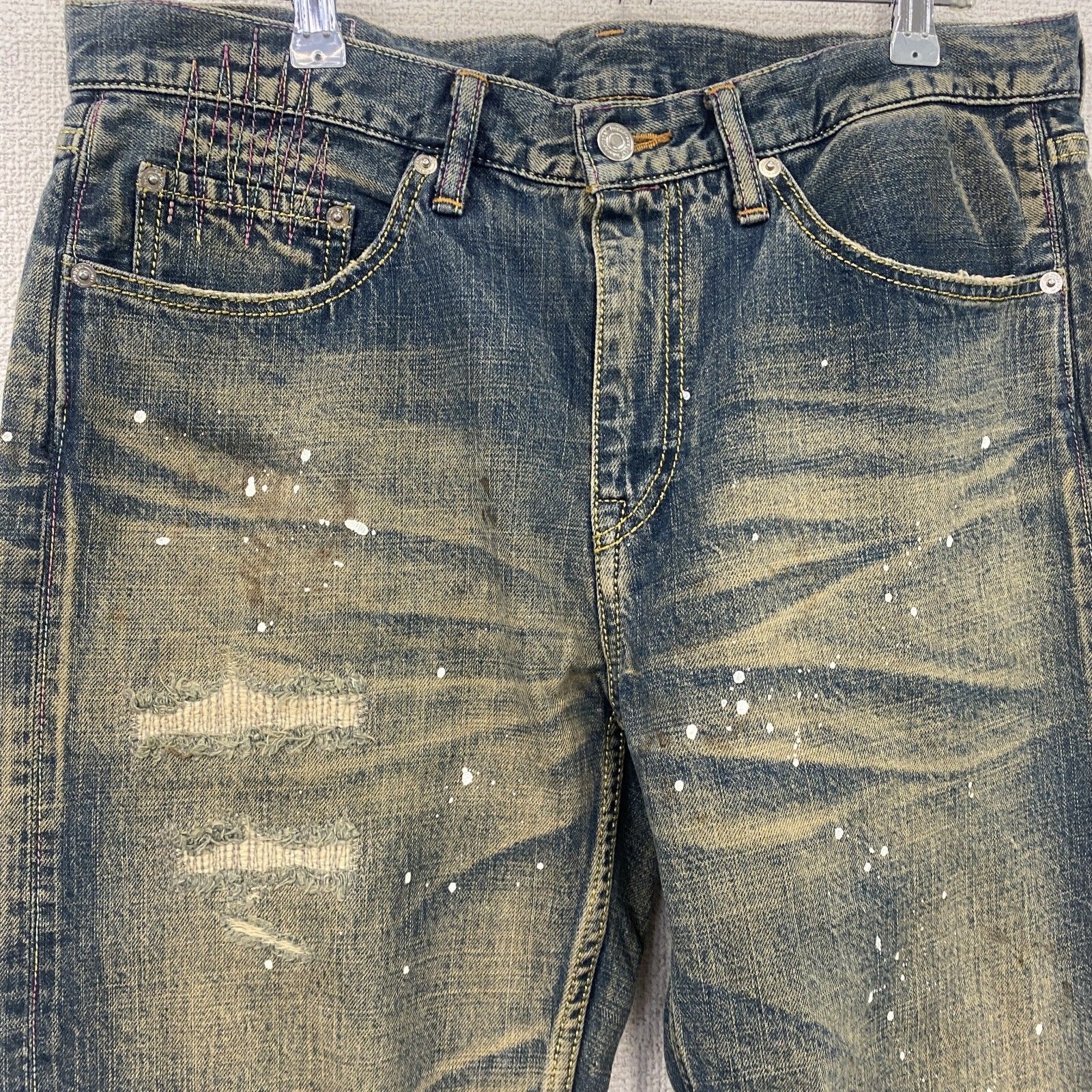 SWAGGER ダメージ加工デニムパンツ 32 オールド ビンテージ
