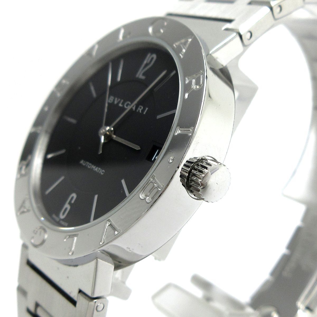 ブルガリ BVLGARI ブルガリブルガリ オートマチック メンズ ロゴあり 