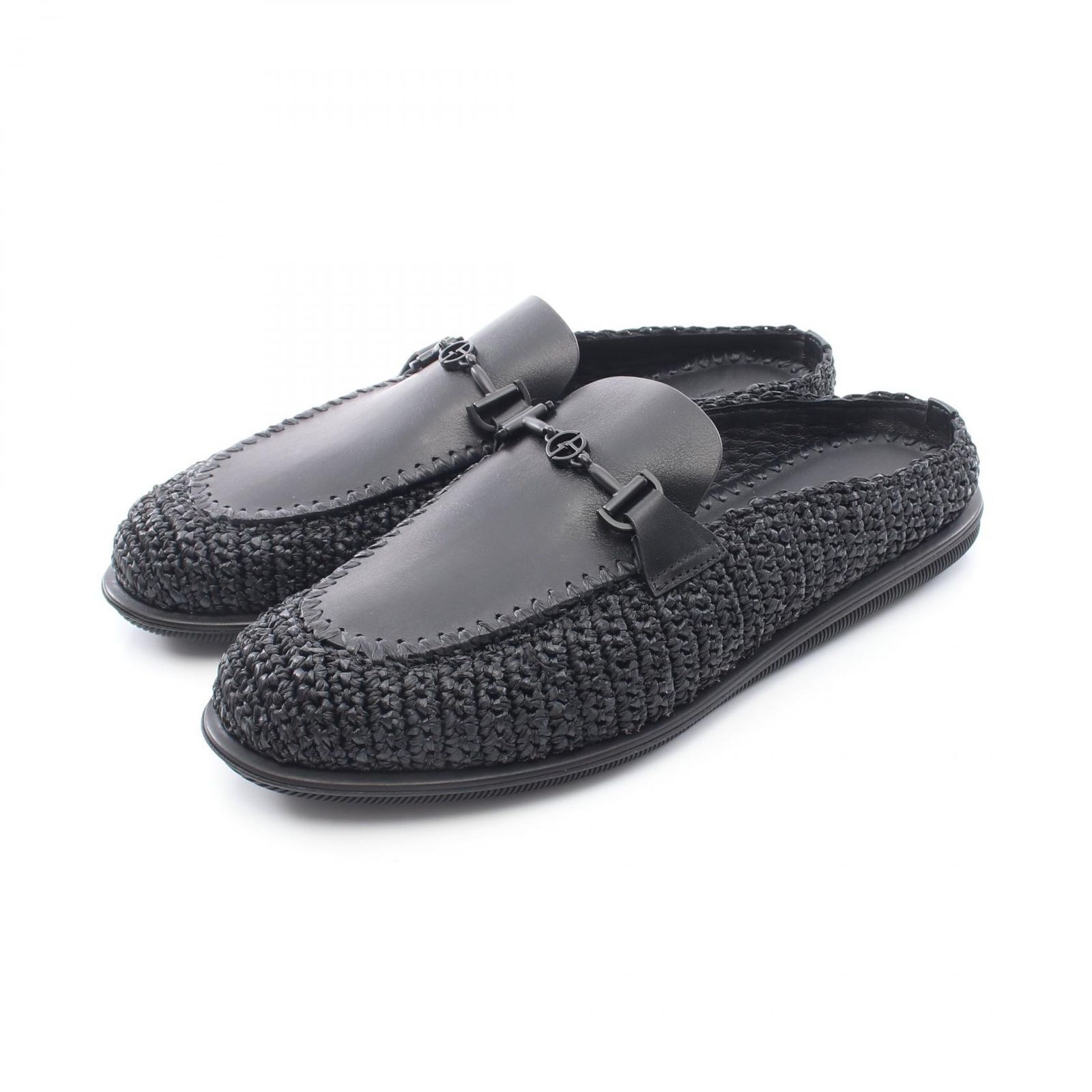 ジョルジオアルマーニ GIORGIO ARMANI ミュール レザー ミュール メンズ Used A