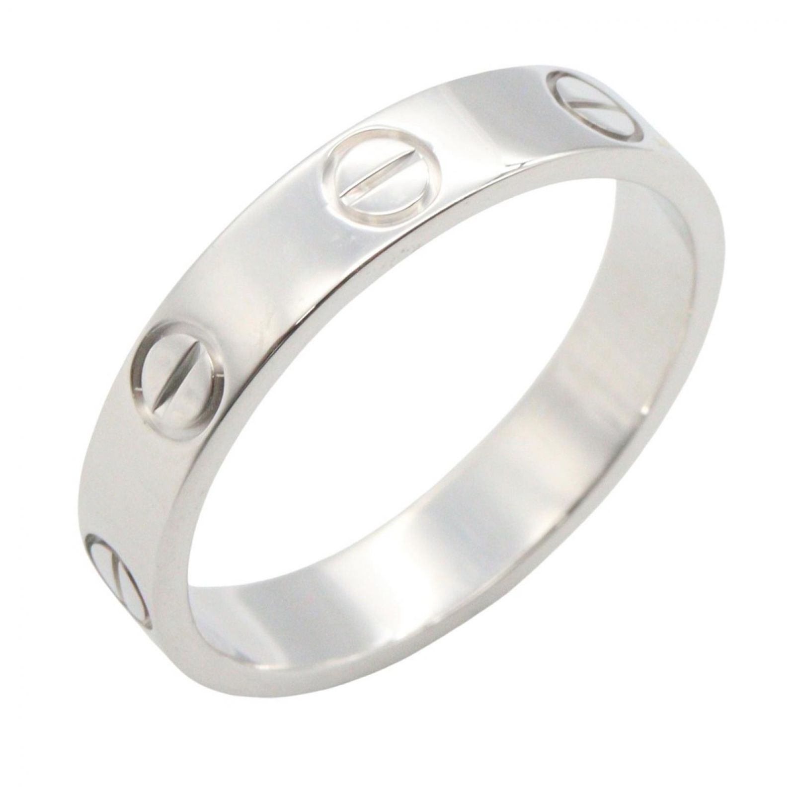 カルティエ CARTIER リング・指輪 ミニラブリング B4085151 K18WG（ホワイトゴールド） ミニラブリング レディース Used A