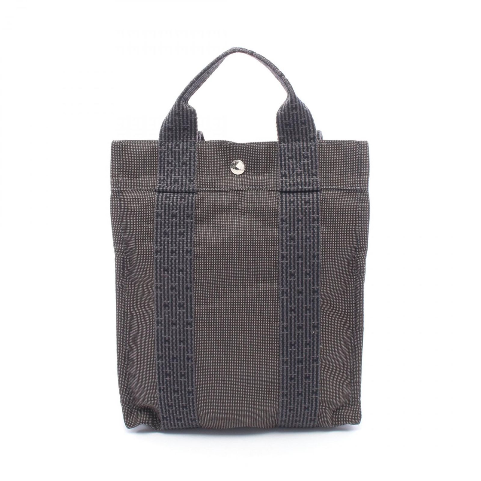 エルメス HERMES リュックサック バックパック エールライン アドPM グレー キャンバス エールラインアドPM グレー レディース Used B