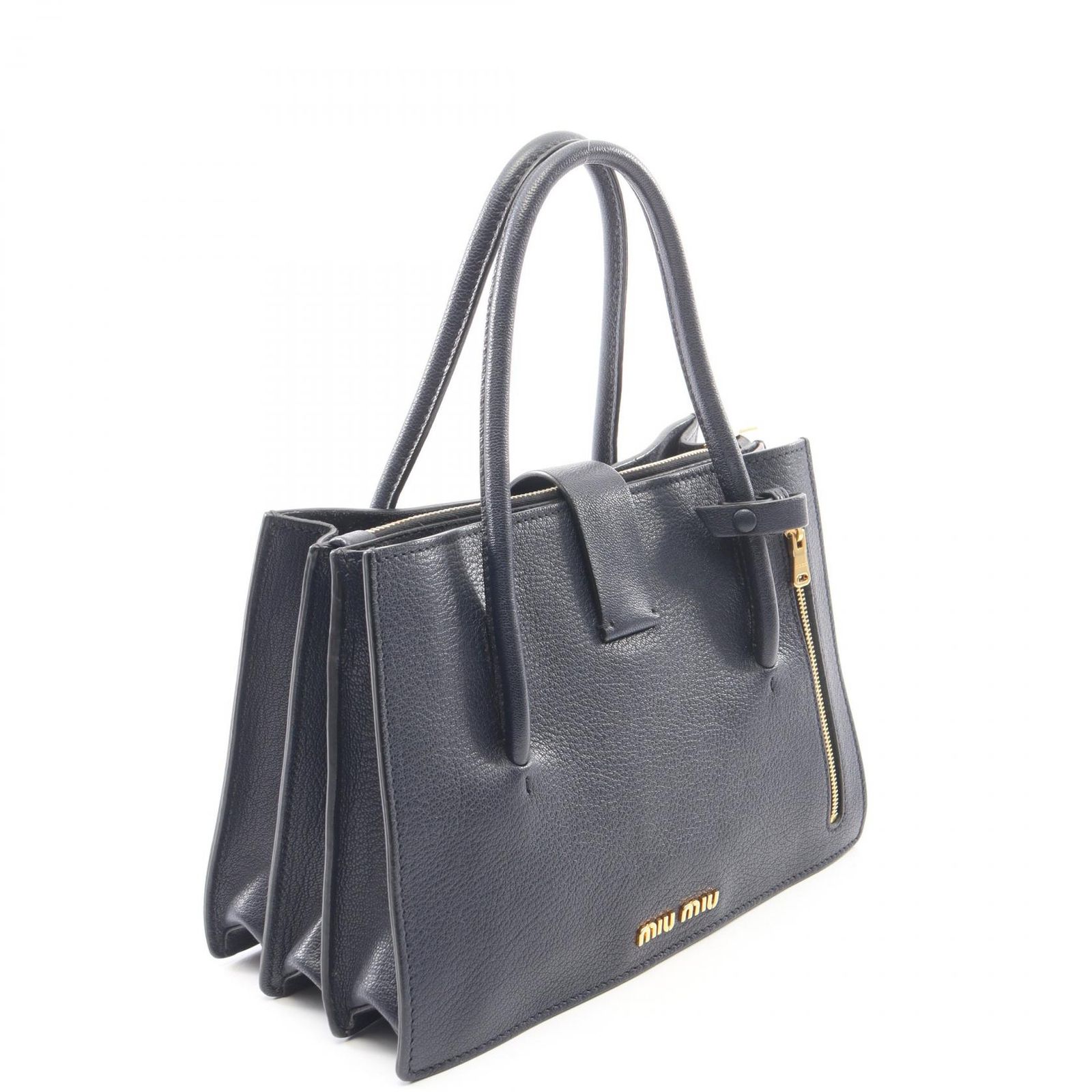 ミュウ ミュウ Miu Miu ハンドバッグ MADRAS マドラス 2WAY 5BA104