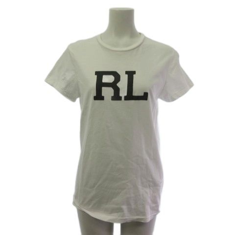 ポロ ラルフローレン POLO RALPH LAUREN Ｔシャツ カットソー 半袖 RL ロゴ ホワイト 白 XS