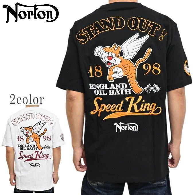 ノートン Norton 服 アパレル 262N1019 半袖Tシャツ ウイングドタイガー T メンズ カジュアル トップス 262n1019