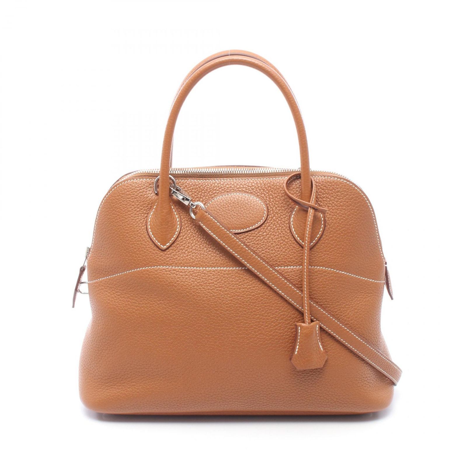 エルメス HERMES ハンドバッグ ボリード31 2WAY ゴールド レザー ボリード31 ゴールド レディース Used A