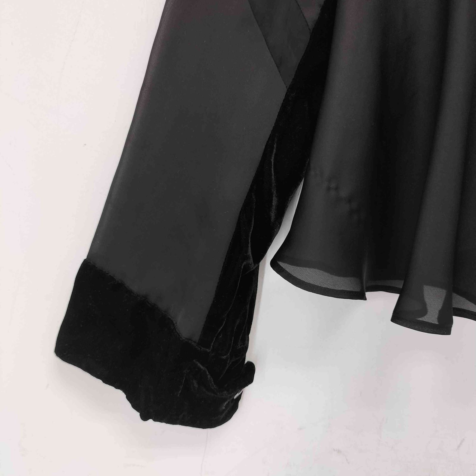 サカイ Sacai 18AW 異素材切替フリルブラウス レディース 1 - メルカリ