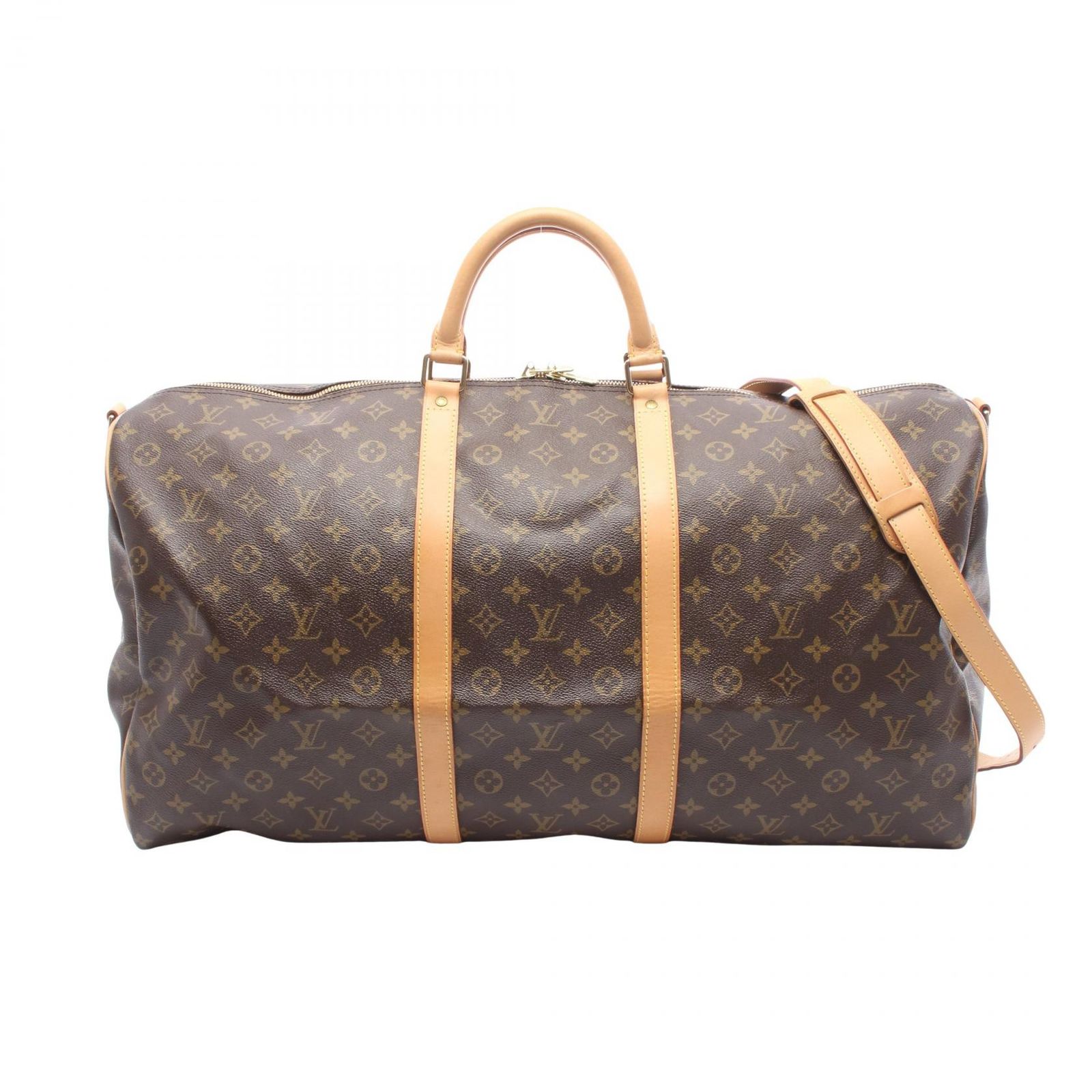 ルイ・ヴィトン LOUIS VUITTON ボストンバッグ キーポル バンドリエール60 2WAY M41412 PVCコーティングキャンバス レザー キーポル・バンドリエール60 ユニセックス