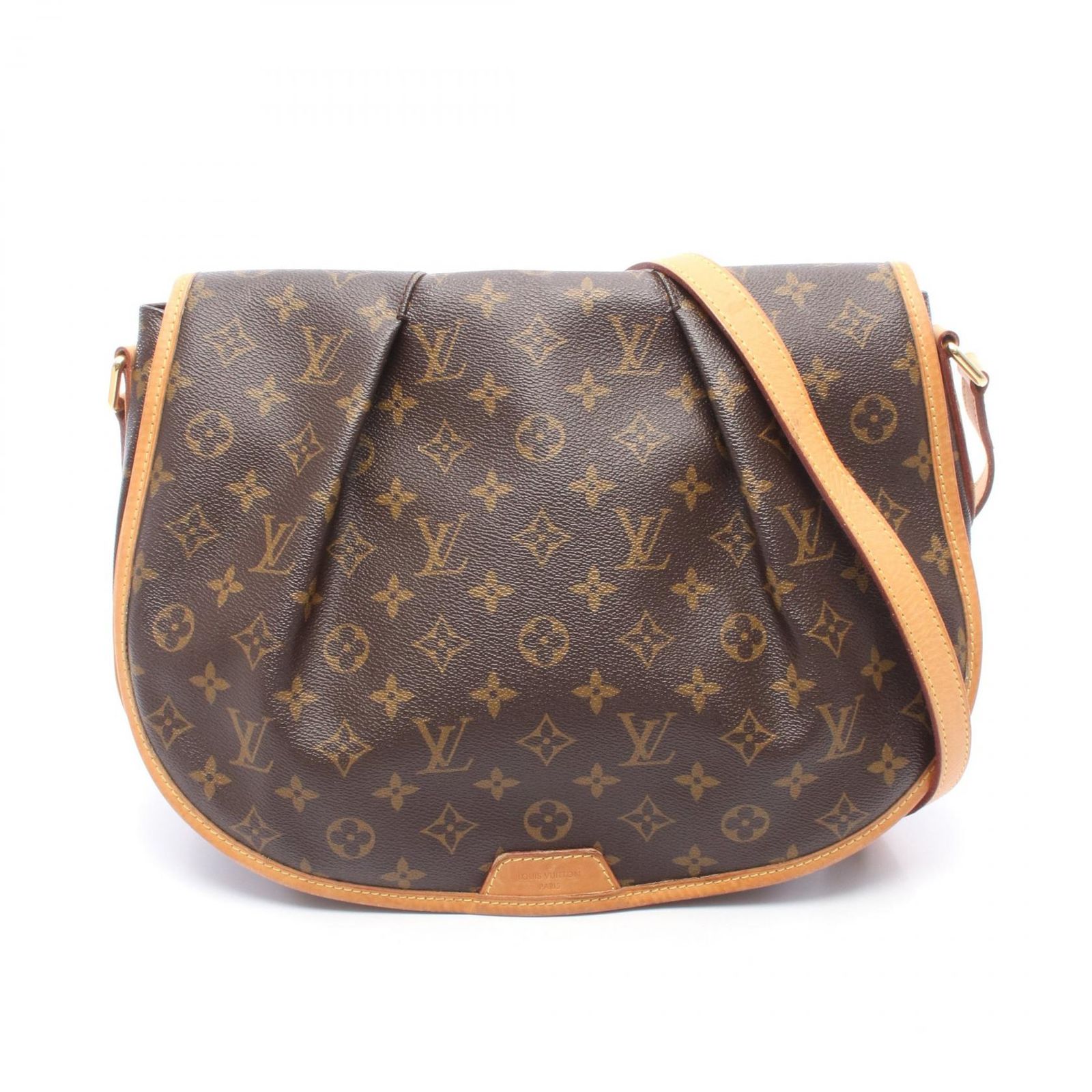 ルイ・ヴィトン LOUIS VUITTON ショルダーバッグ メニルモンタンMM M40473 PVCコーティングキャンバス レザー メニルモンタンMM レディース Used B
