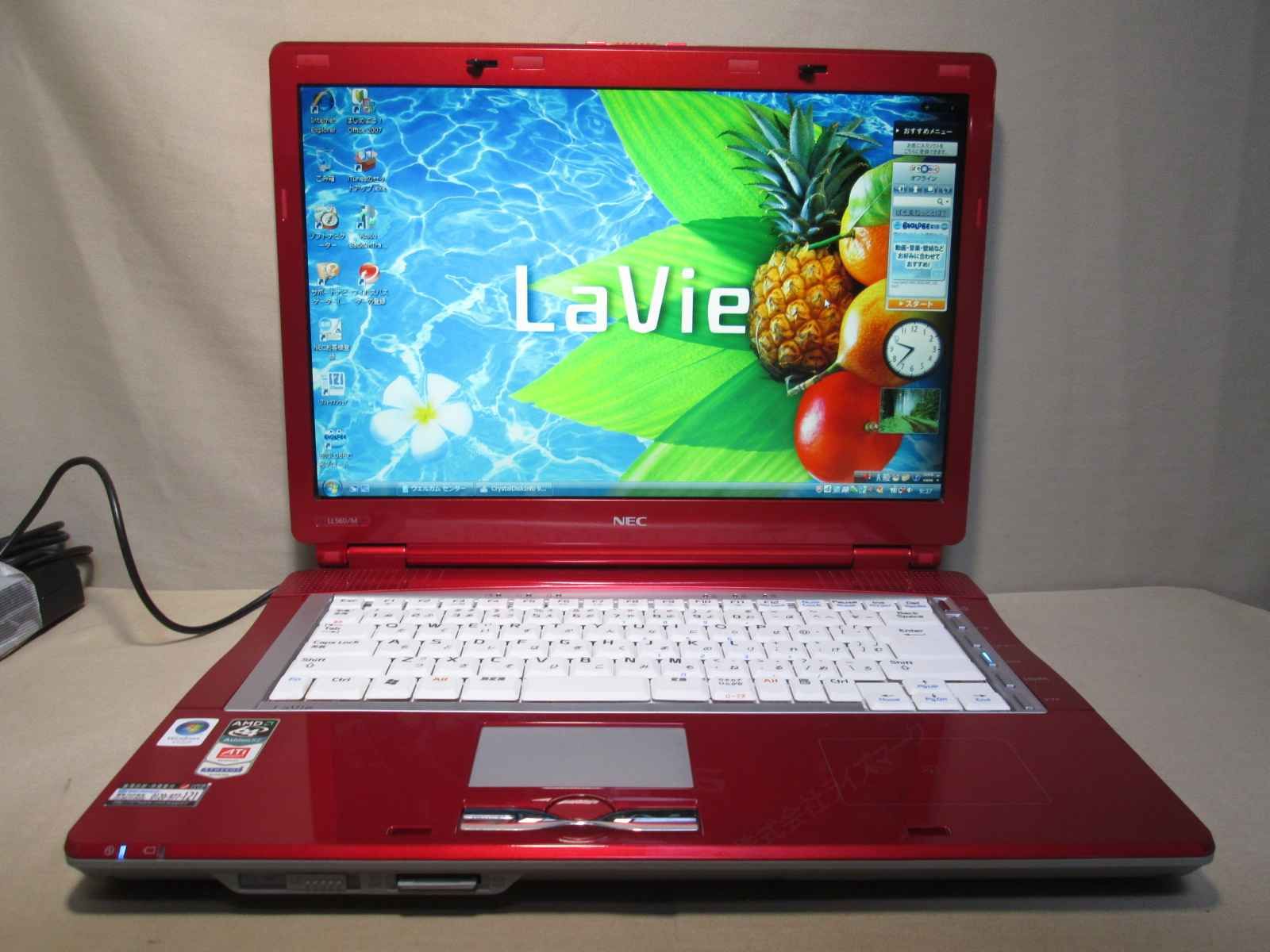 NEC LaVie LL560/M【AMD Athlon 64】 【WindowsVista】Wi-Fi／長期保証
