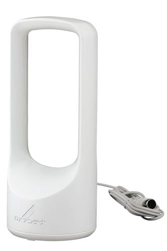 【新品】DXアンテナ 室内アンテナ アンテナ (ブースター内蔵) 強電界地域向け 地上デジタル放送用 オールチャンネル(13ch.~52ch.)対応 簡単設置 ローノイズブースター ホワイト EC-RA120A db65783e