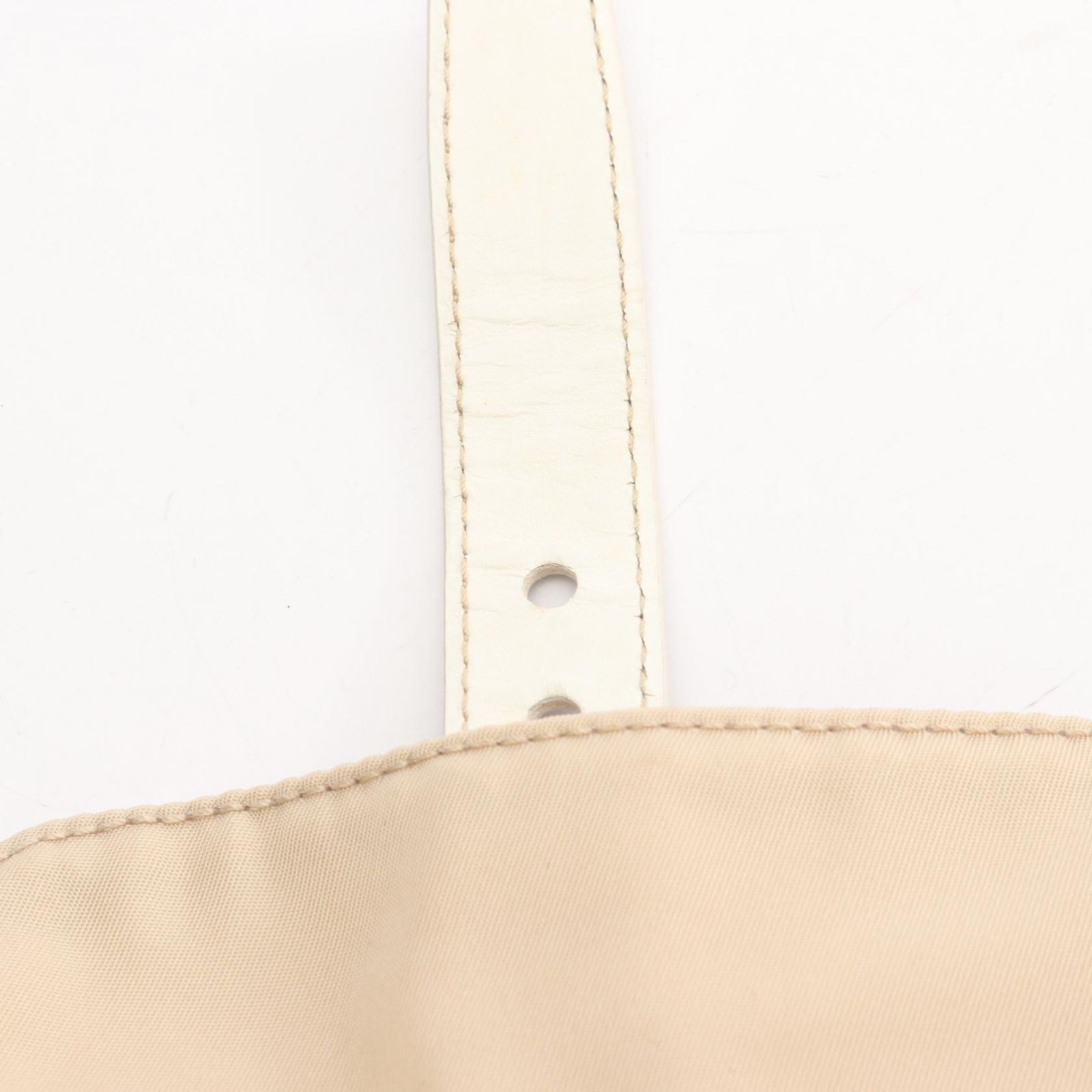 プラダ PRADA ショルダーバッグ 三角プレート BT6671 ベージュ 