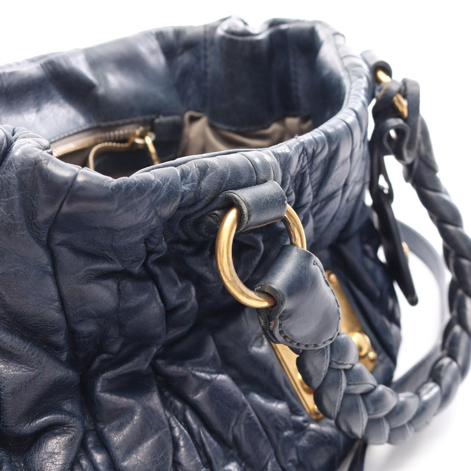 ミュウ ミュウ Miu Miu ハンドバッグ MATELASSE マテラッセ 2WAY 