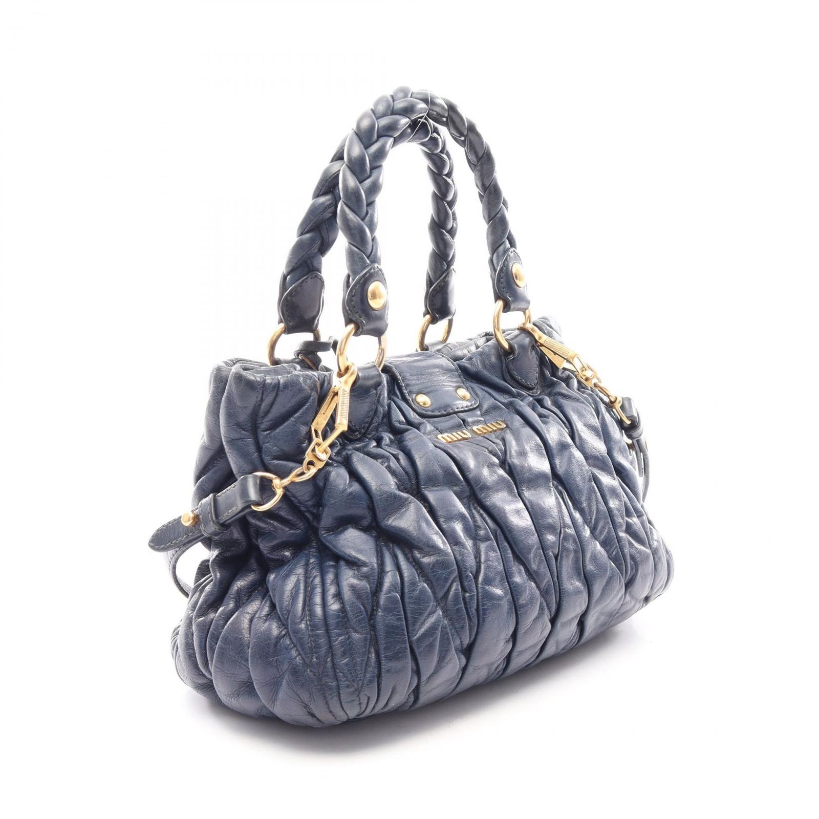 ミュウ ミュウ Miu Miu ハンドバッグ MATELASSE マテラッセ 2WAY