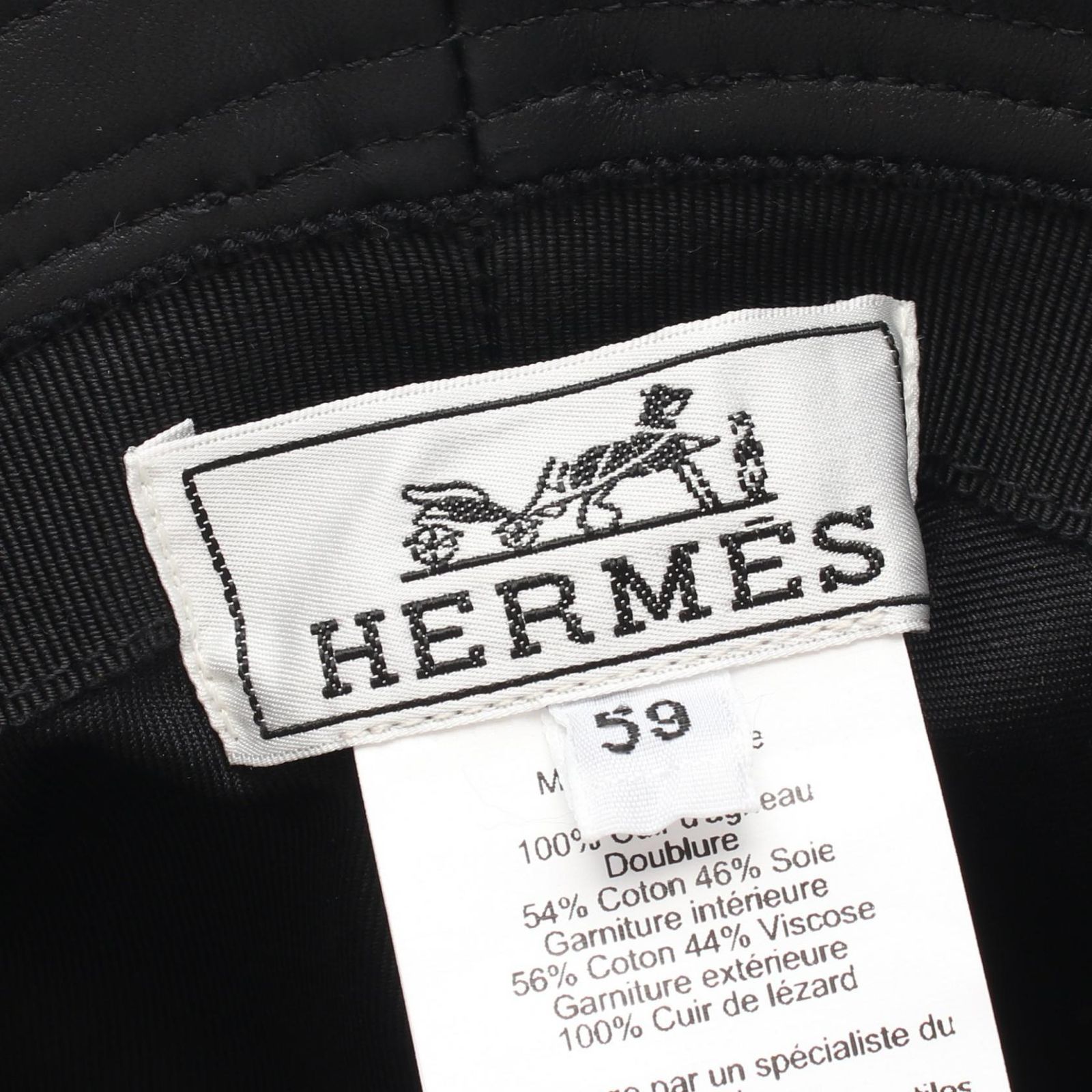 エルメス HERMES ハット カイロス エキゾチックレザー ハット メンズ Used A エルメス HERMES ハット カイロス エキゾチックレザー ハット メンズ Used A