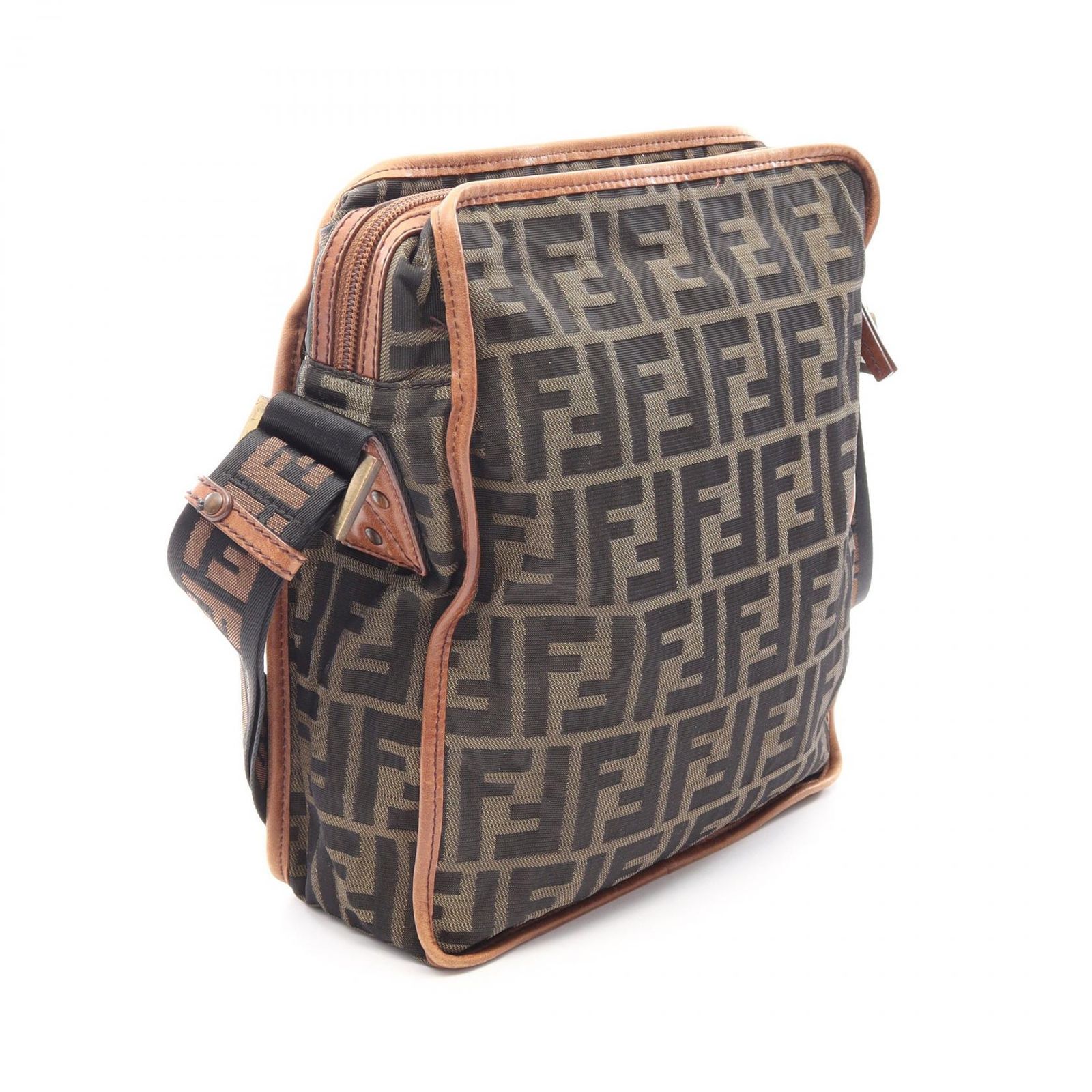 フェンディ FENDI ショルダーバッグ ズッカ 7VA152 ブラウン