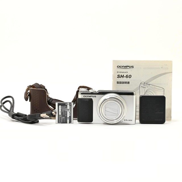 美品＞ OLYMPUS STYLUS SH-60 シルバー｜デジタルカメラ｜コンパクト