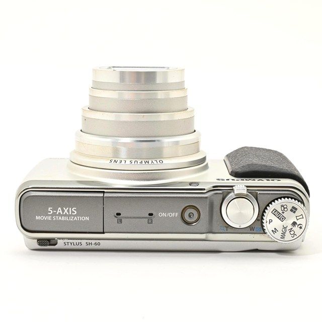 美品＞ OLYMPUS STYLUS SH-60 シルバー｜デジタルカメラ｜コンパクト