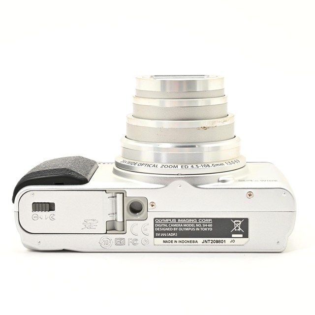 美品＞ OLYMPUS STYLUS SH-60 シルバー｜デジタルカメラ｜コンパクト