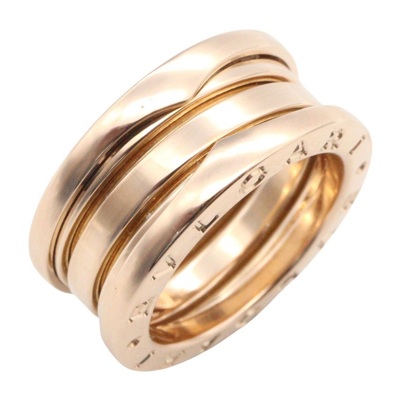 ブルガリ BVLGARI リング・指輪 B-zero1 ビーゼロワン リング 3バンド 335931 K18PG（ピンクゴールド） B-zero1 リング 3バンド ユニセックス Used A