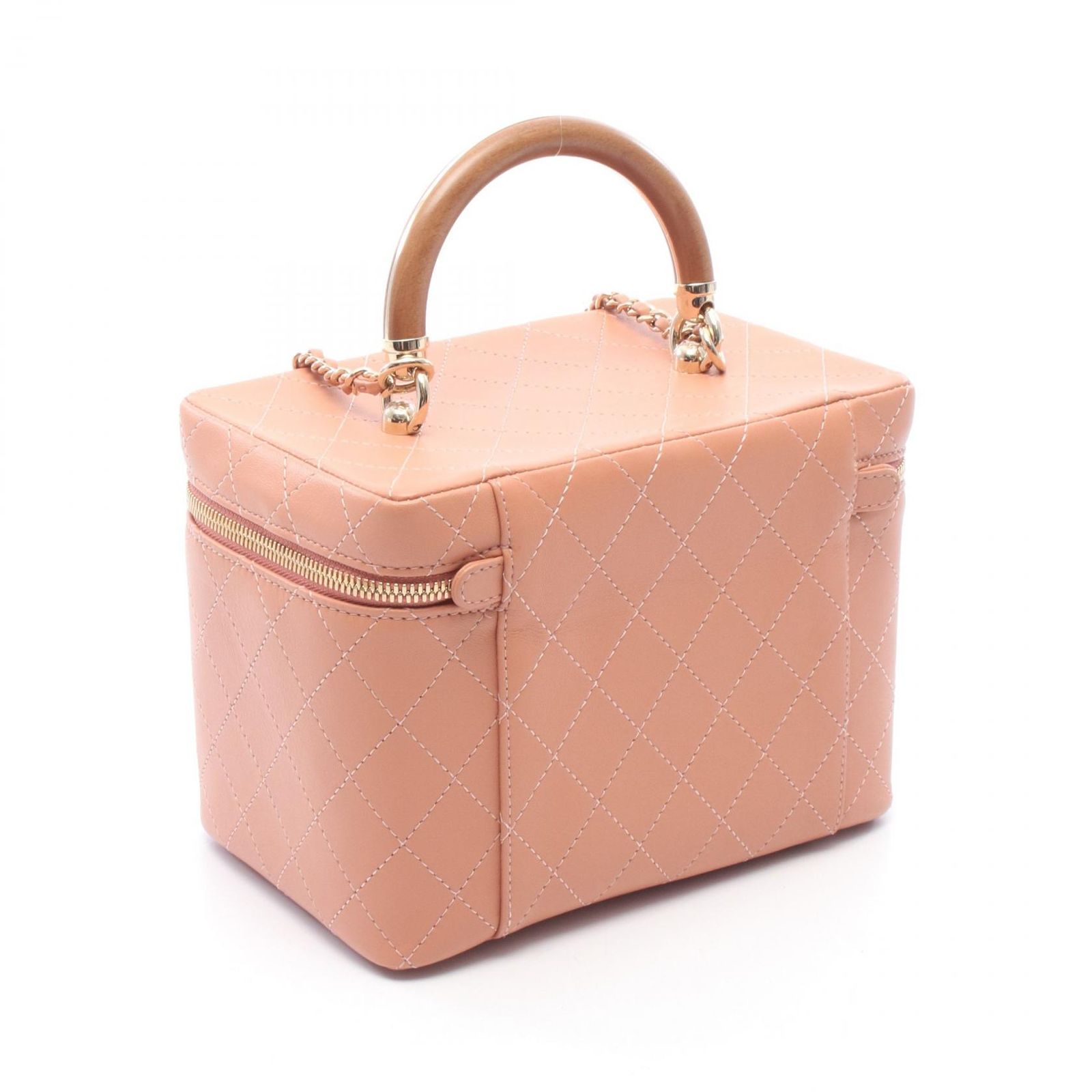 シャネル CHANEL ショルダーバッグ マトラッセ A57343 ピンクベージュ