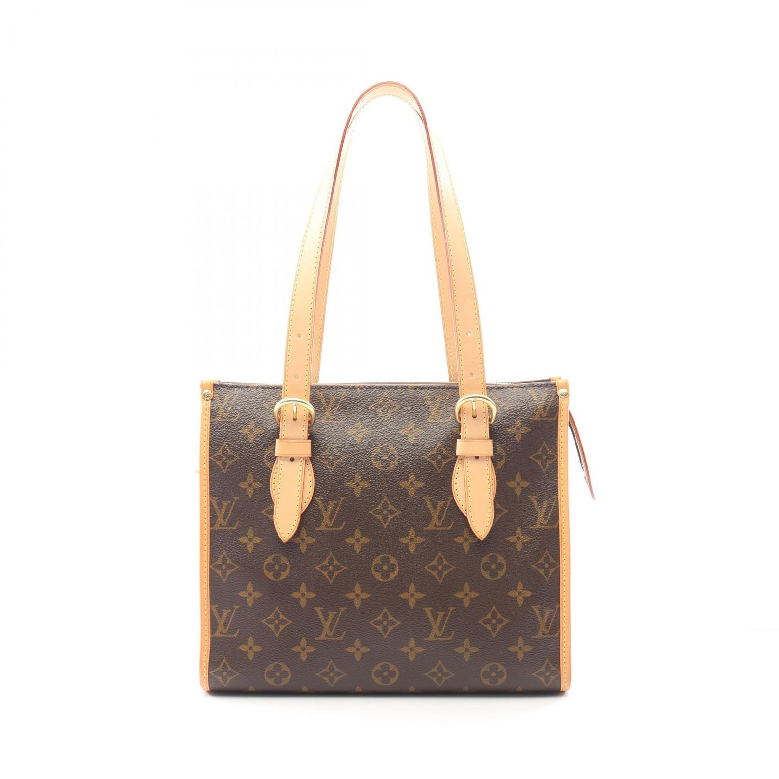 ルイ・ヴィトン LOUIS VUITTON トートバッグ ポパンクール オ M40007 PVCコーティングキャンバス レザー ポパンクール・オ レディース Used A