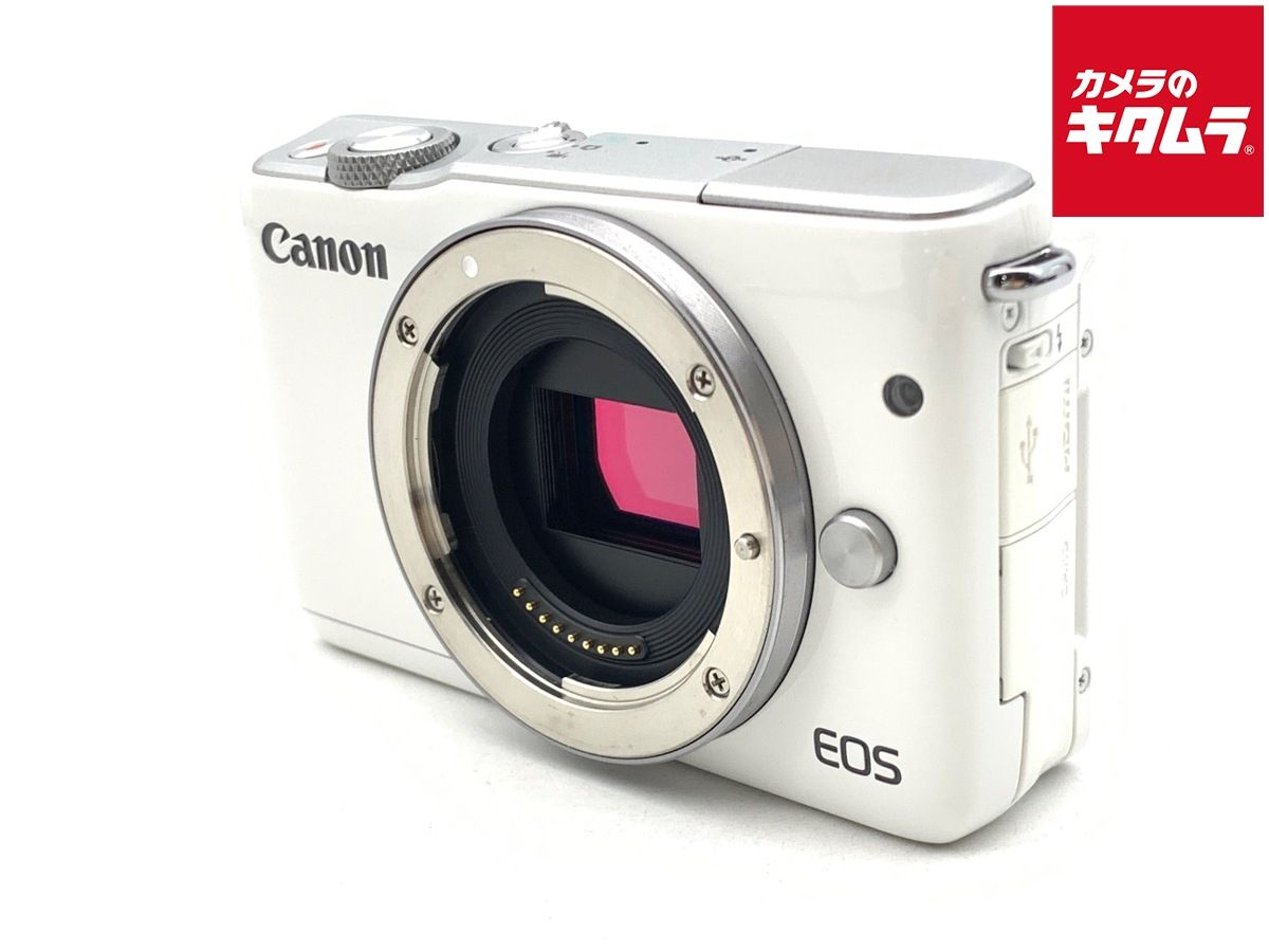 【中古】 【良品】 キヤノン EOS M10 ボディ ホワイト