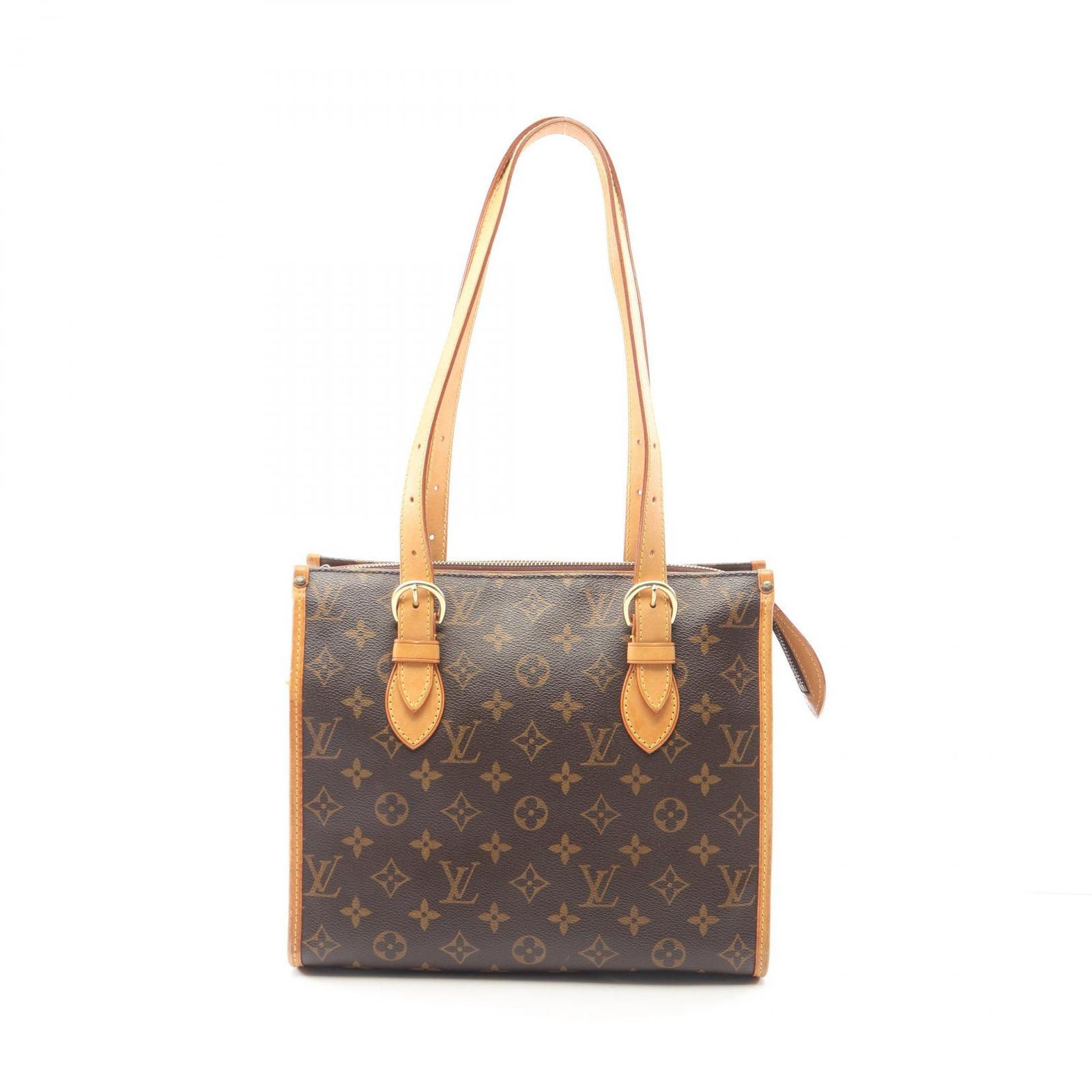 ルイ・ヴィトン LOUIS VUITTON トートバッグ ポパンクール オ M40007 PVCコーティングキャンバス レザー ポパンクール・オ レディース Used B