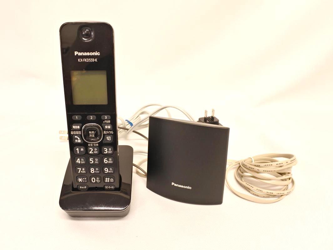 Panasonic パナソニック コードレス電話機 電話機　ブラック VE-GDL48DL-K