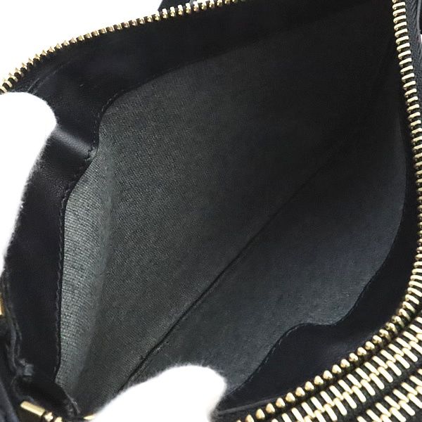 セリーヌ CELINE トリオスモール ショルダーバッグ 黒 レザー G金具