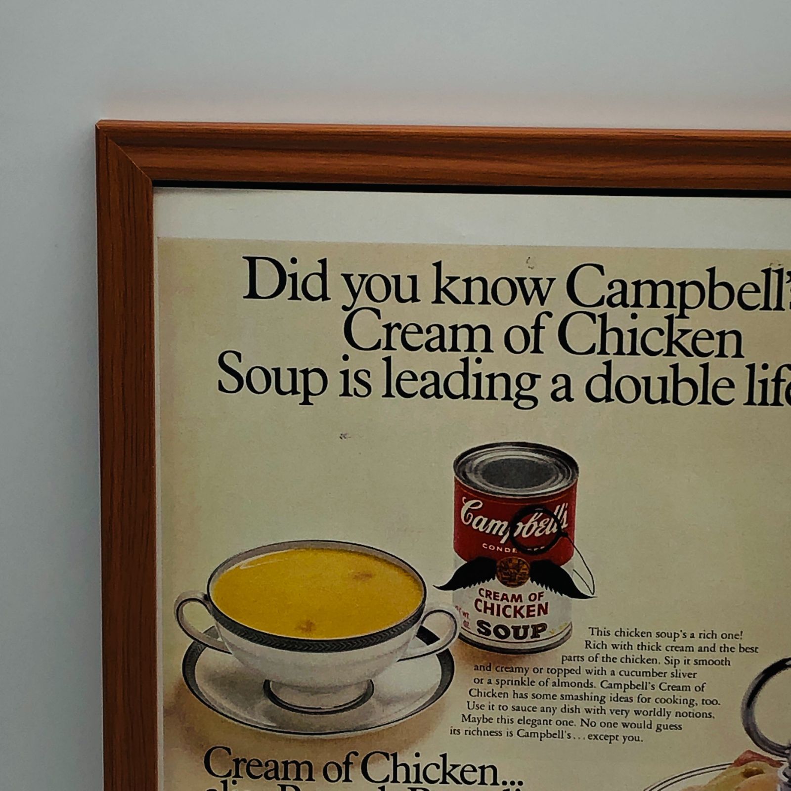 ビンテージ 広告 ポスター 『 キャンベルスープ (Campbell's Soup