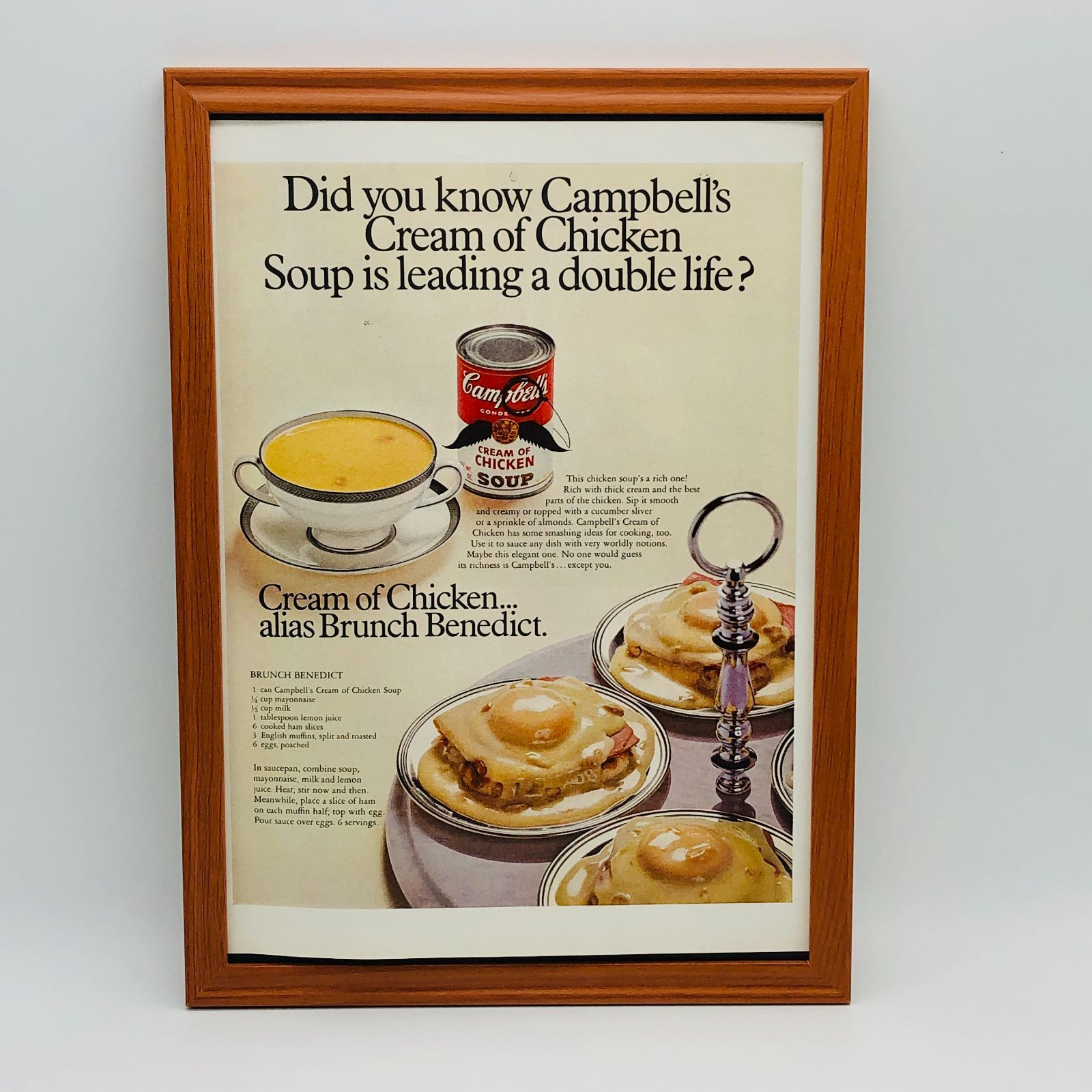 ビンテージ 広告 ポスター 『 キャンベルスープ (Campbell's Soup