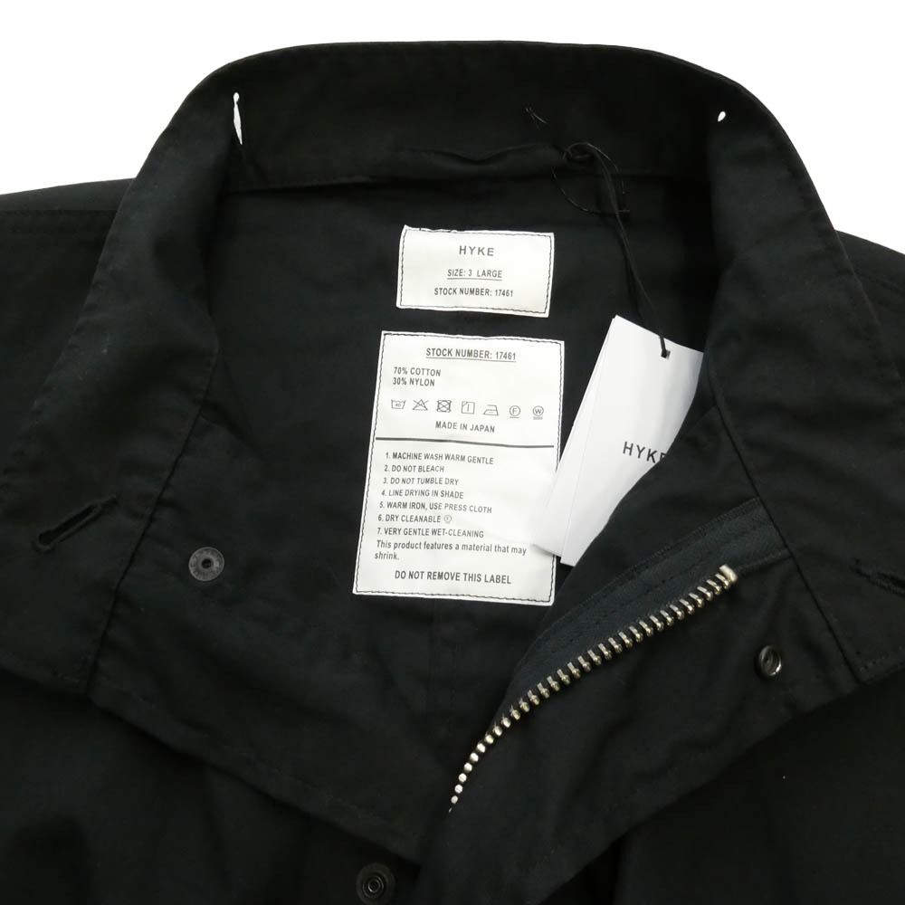 HYKE ハイク 17461-0103 N/C TYPE M-65 FIELD COAT コットンナイロン