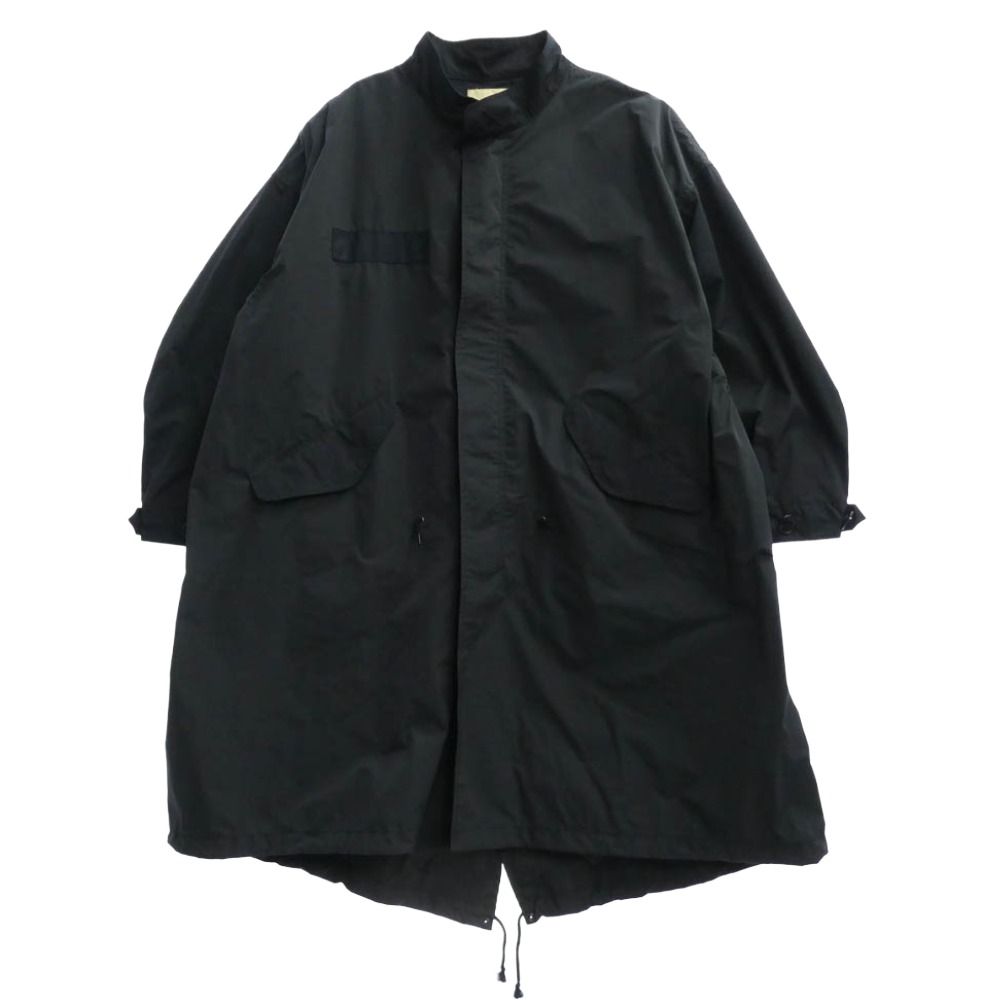 BEAMS BOY ビームスボーイ 13-19-0094-120 ソロテックス M-65 フィッシュテールパーカー モッズコート ブラック系 1【美品】【中古】
