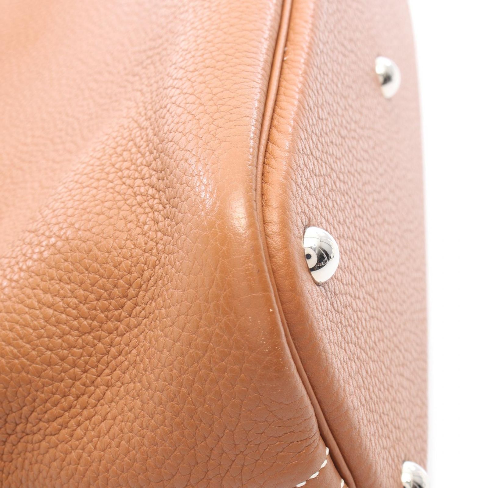 エルメス HERMES ハンドバッグ ボリード31 2WAY ゴールド レザー 