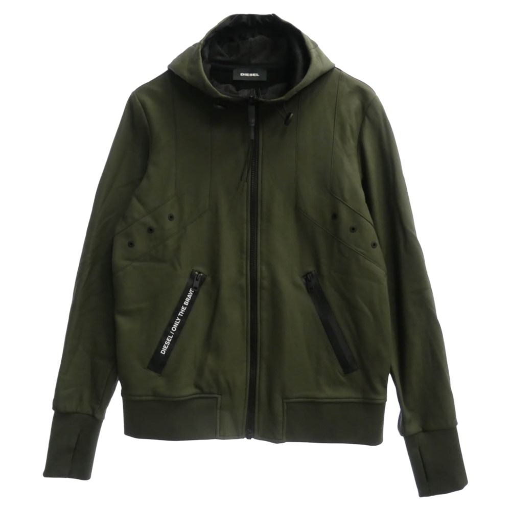 DIESEL ディーゼル J-FILMO フェイクレザー フード付 ジャケット 止水