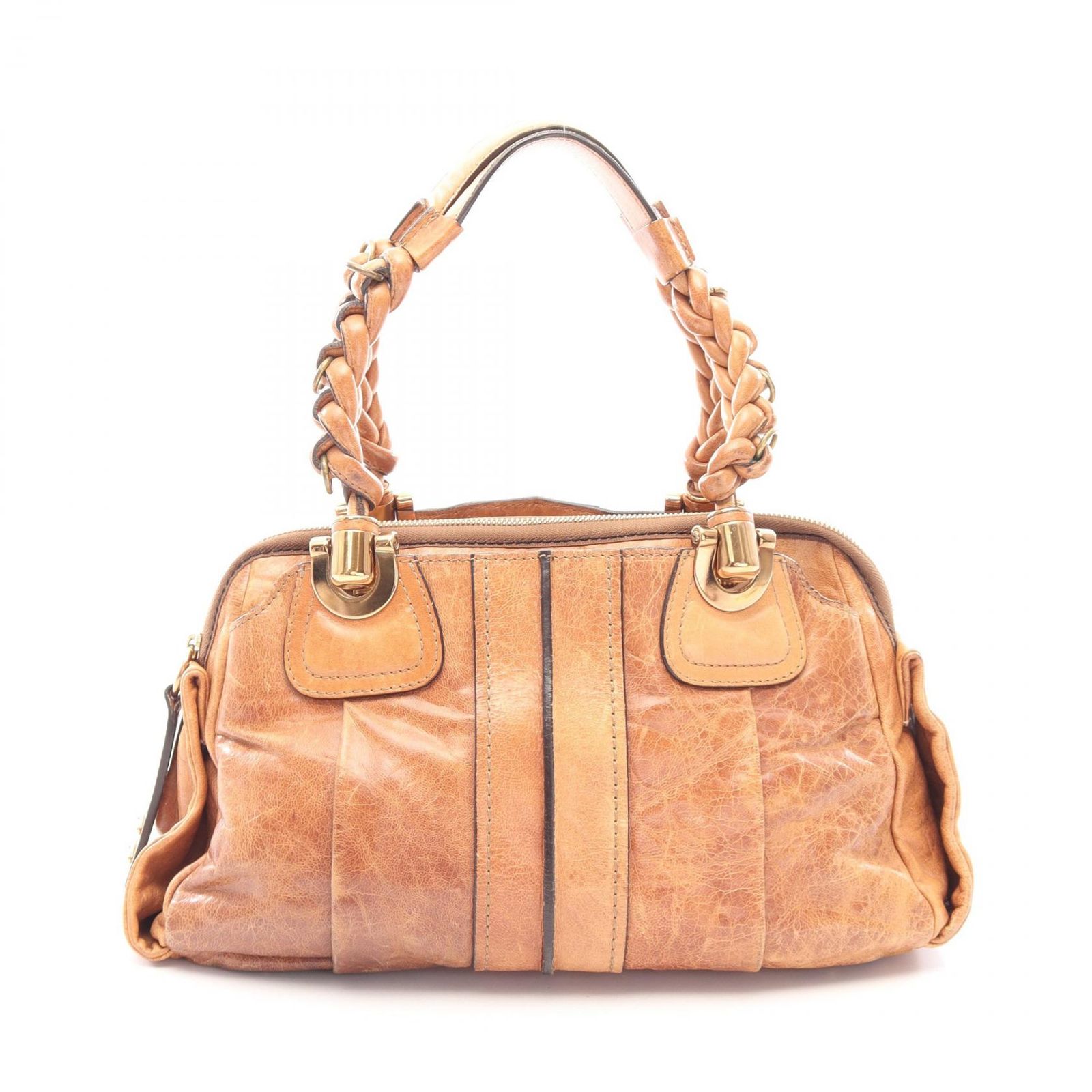 クロエ Chloe エロイーズ　ブラウン　レザーハンドバッグ クロエ Chloe ハンドバッグ エロイーズ ブラウン レザー クロエ