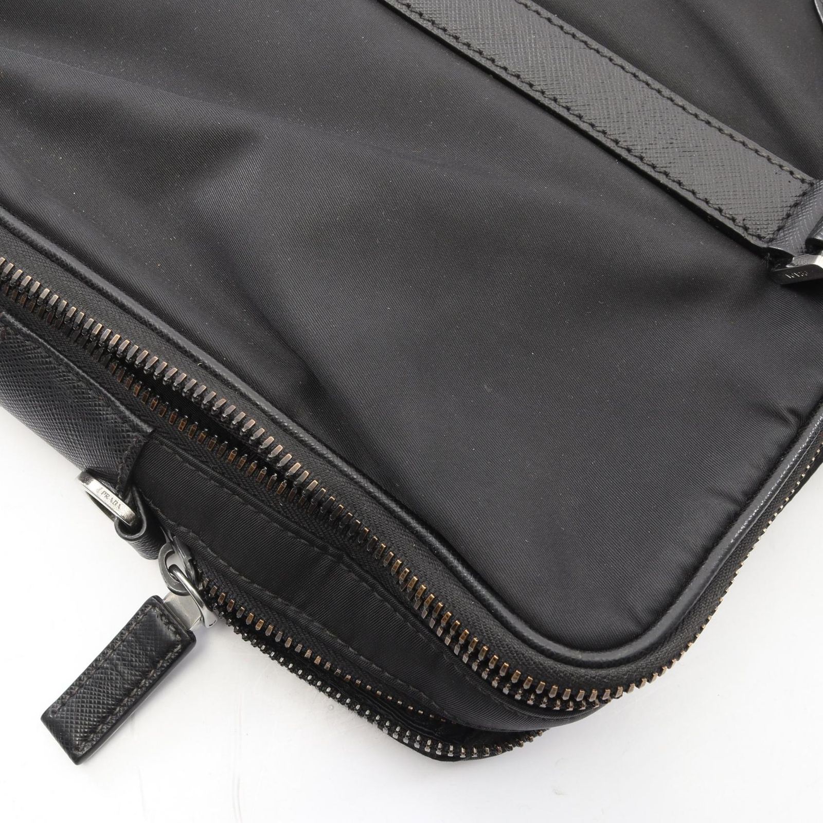 プラダ PRADA ビジネスバッグ トライアングルロゴ 2WAY ブラック 
