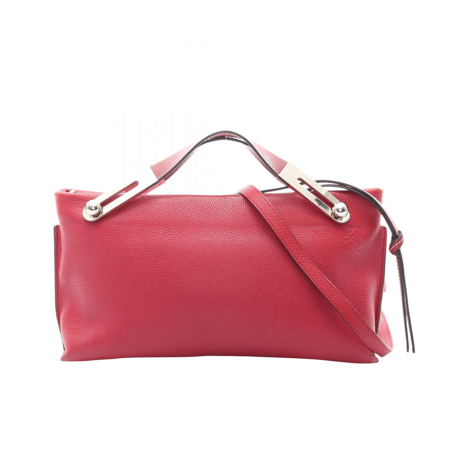 ロエベ LOEWE ハンドバッグ ミッシー スモール 2way ボルドー レザー 