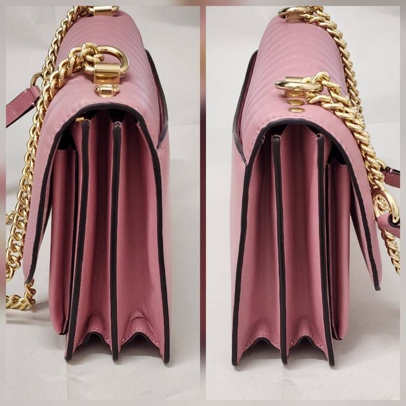 COACH コーチ ショルダーバッグ 2561 ピンク ゴールドチェーン