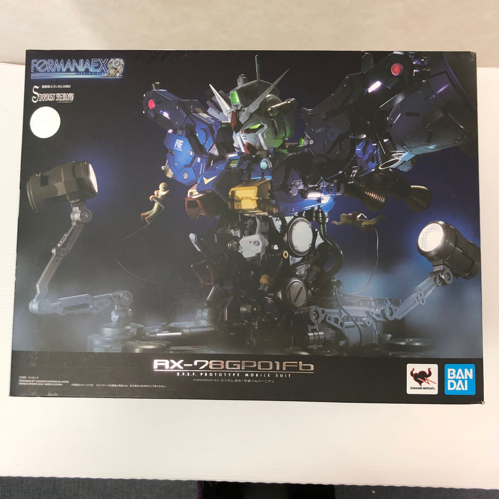 FORMANIA EX ガンダム試作1号機 フルバーニアン ※点灯のみ確認済み ジャンク品 smgd096305