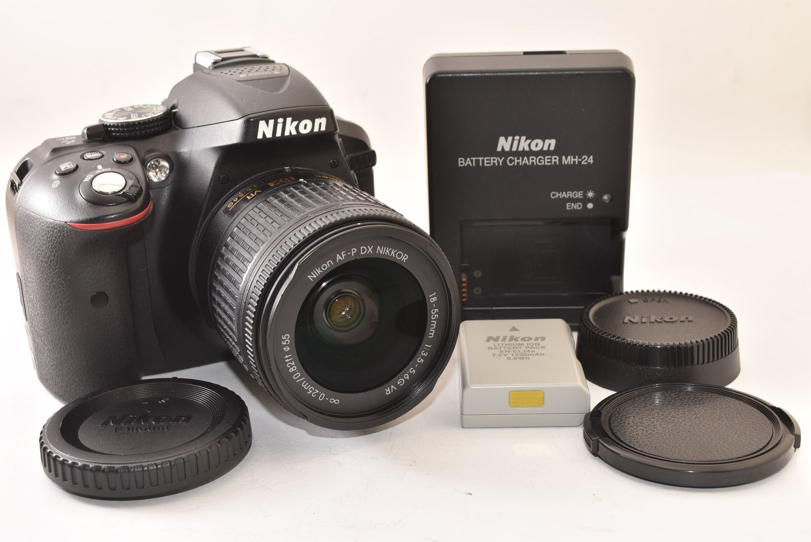 ★美品★ Nikon ニコン D5300 + AF-P 18-55mm F3.5-5.6G VR レンズキット デジタル一眼レフカメラ 2605013
