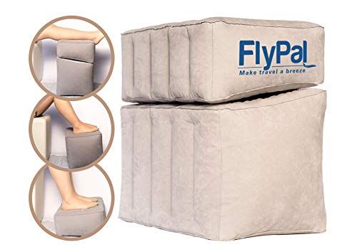 Flypal エアー フットレスト 足置き オットマン 足枕 リラックス 飛行機 車 旅行 持ち運び 子供 3段階as 659226b9