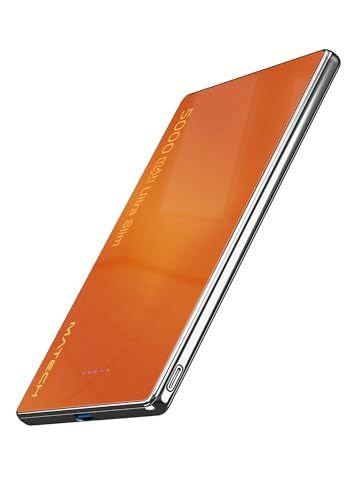 MATECH マグセーフ 超薄型 小型 軽量(史上最薄6.9mm, 5000mAh)【MagSafe対応マグネット式/最大出力15W ワイヤレス/タイプC PD22W/iPhone12~17対応】 (MagOn Ultra Slim 5000 a68bf8e4