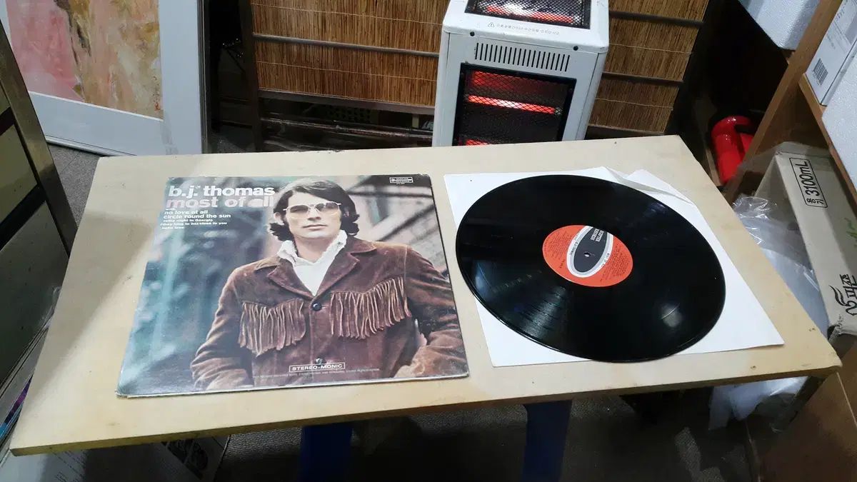 LP/ポップ ー B J Thomas Most Of All